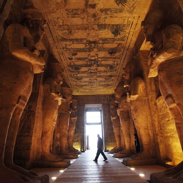 история,археология, Древности Египта: забытая статуя фараона Рамсеса II